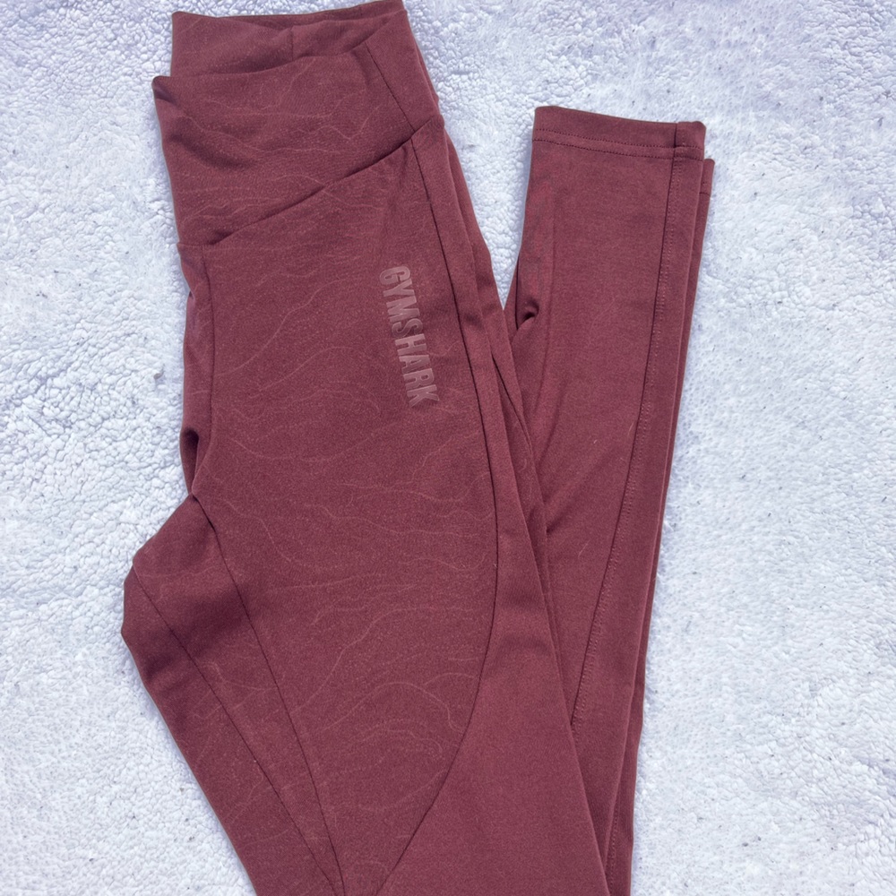 GYMSHARK High-Waisted Leggings with detail print